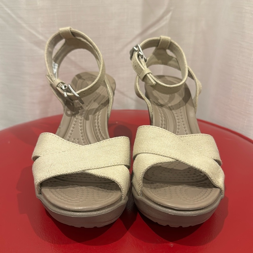 Crocs Dual Comfort Espadrille Sz 5